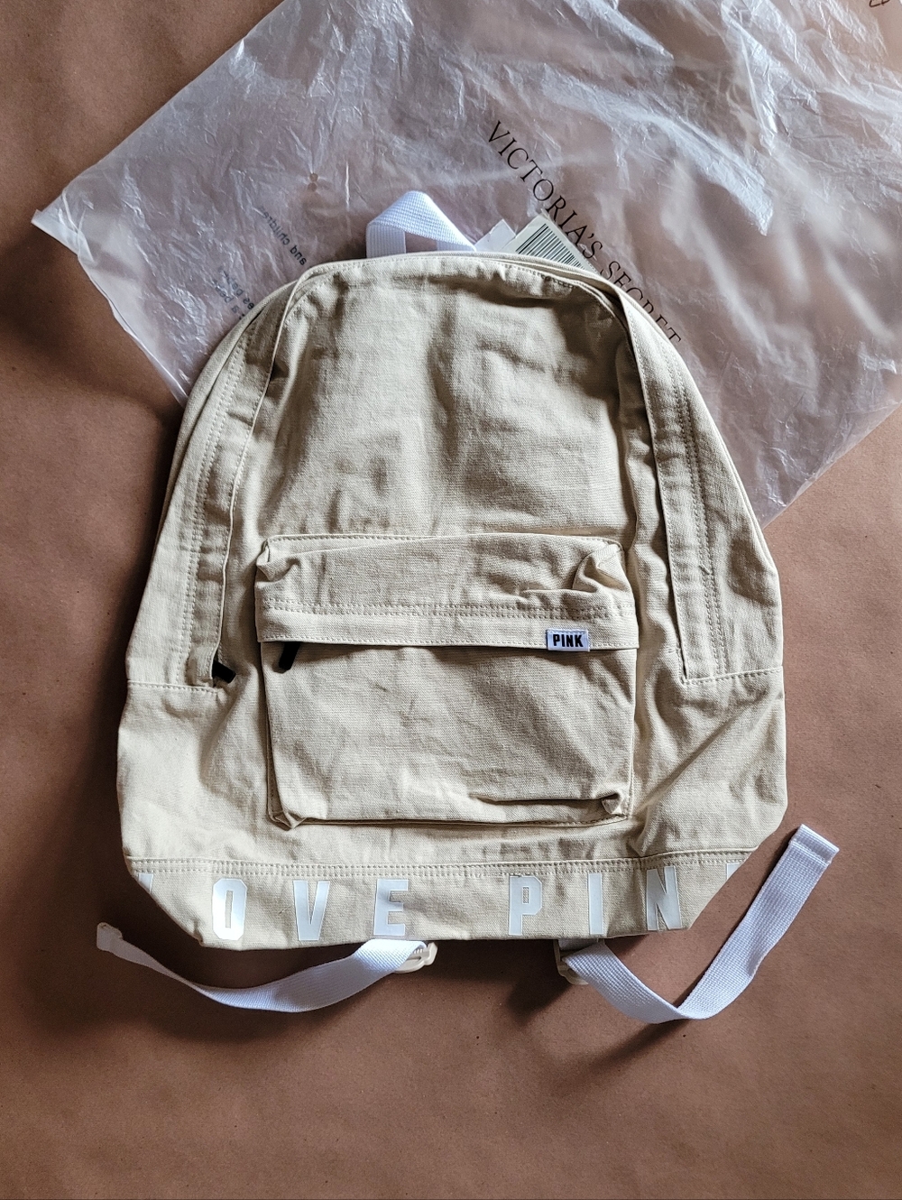 New VS PINK Stone Canvas Backpack